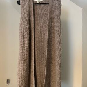 Women's Taupe Sweater Vest